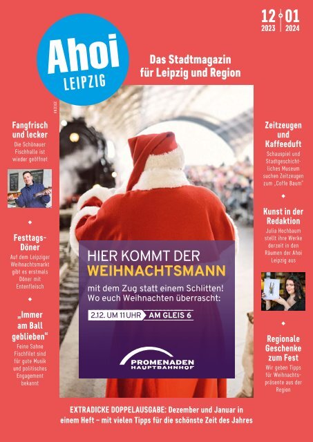 Ahoi Leipzig Doppelausgabe Dezember 2023 Januar 2024