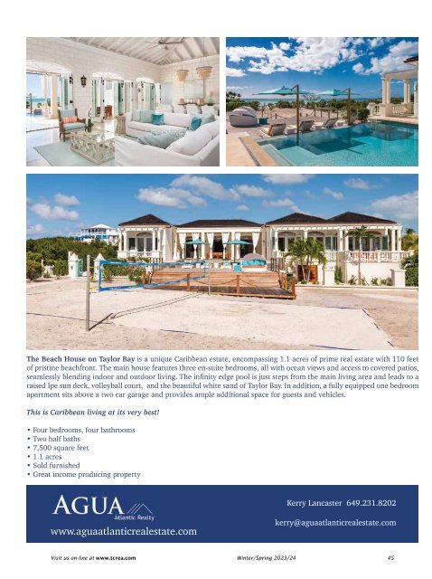 Turks & Caicos Islands Real Estate Winter/Spring 2023/24