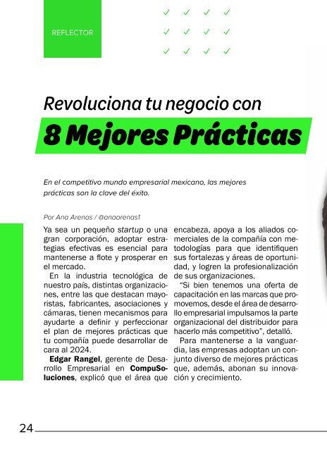 "8 Mejores Prácticas que revolucionarán tu negocio TIC" Diciembre 2023