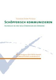 Schöpferisch kommunizieren - Aufbruch in eine neue Dimension des Denkens