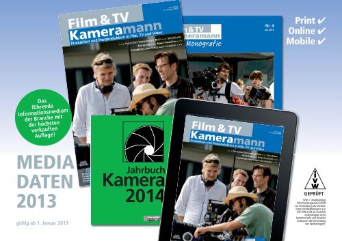 Jahrbuch Kamera 2014 - Film & TV Kameramann