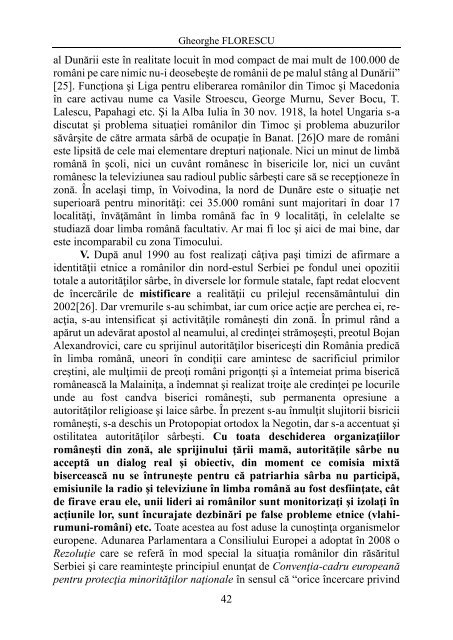 DISTURSIUNE IN COMUNICARE PUBLICA DESPRE AFIRMAREA IDENTITAȚI ROMÂNILOR DIN NORD ESTUL SERBIEI