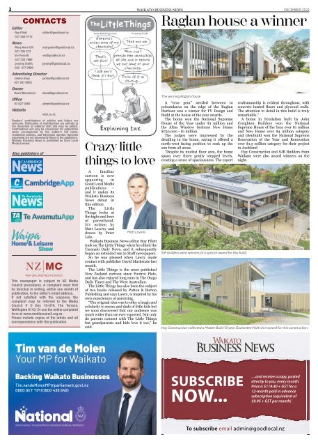 Waikato Business News | December 1, 2023