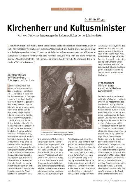 Landtagskurier, Ausgabe 7/2023