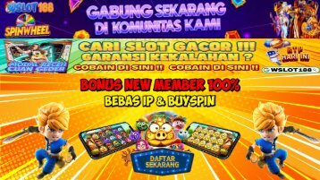 Wslot188 Situs Slot & Togel Online Terpercaya