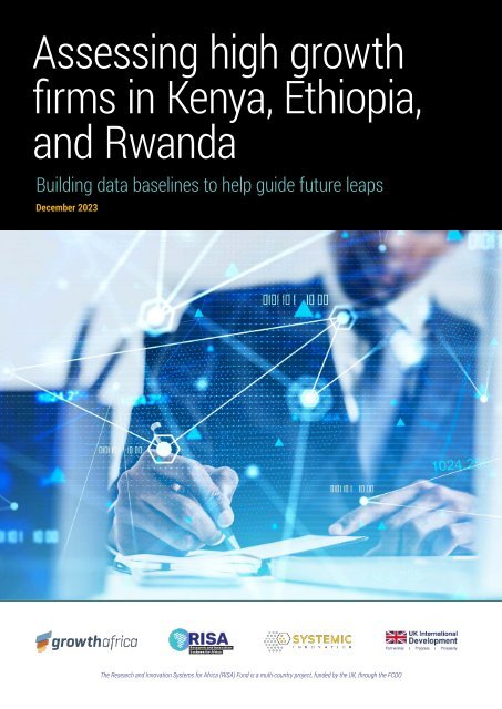 Assessing high growth firms in Kenya, Ethiopia, and Rwanda