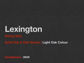 Lexington Dining Sets