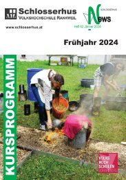 Kursprogramm Frühjahr 2024