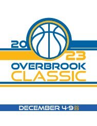 2023 Overbrook Classic Program