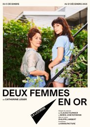 Programme de soirée - Deux femmes en or (Décembre 2023)