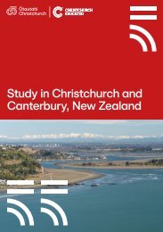 Study In Christchurch And Canterbury