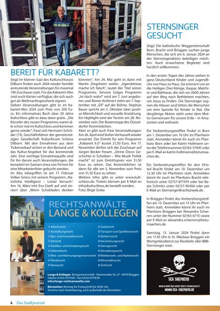 Das Stadtjournal-ose Mont Brüggen Dezember 2023