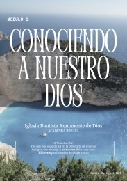 MODULO 1- CONOCIENDO A NUESTRO DIOS 