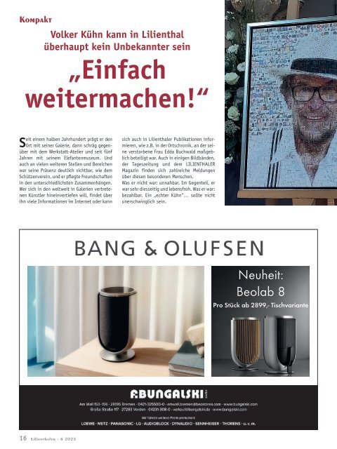 Lilienthaler - Das Magazin 6-2023