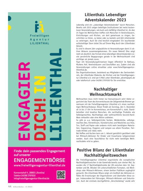 Lilienthaler - Das Magazin 6-2023