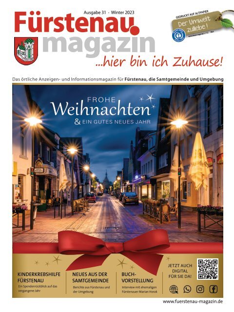 Fürstenau Magazin Winter 2023 