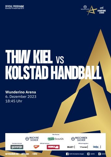 ZEBRA Hallenheft THW Kiel vs. Kolstad Handball, 06.12.2023 in Kiel