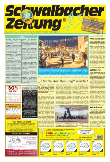 Schwalbacher Zeitung Ausgabe Kw 49-2023