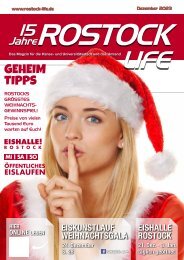 Rostock Life Weihnachtsausgabe mit großem Gewinnspiel. Viel Spaß beim lesen.