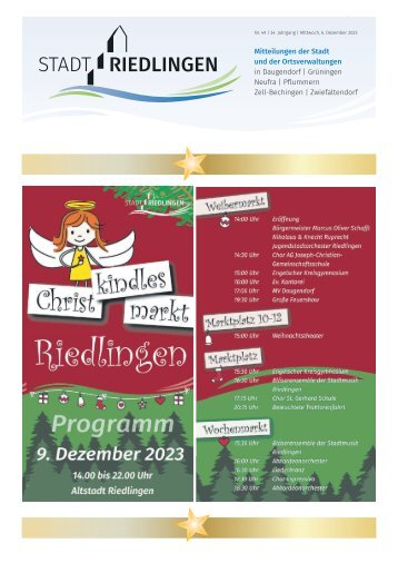 06.12.2023 Amtliches Mitteilungsblatt Riedlingen