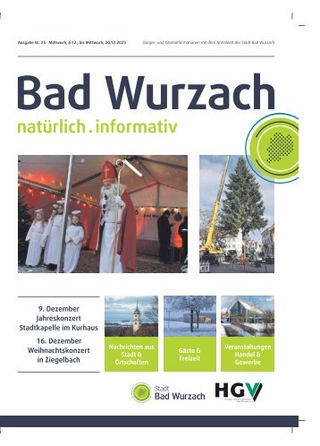 06.12.2023 Bürger- und Gästeinformation Bad Wurzach