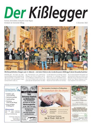 06.12.2023 Der Kißlegger