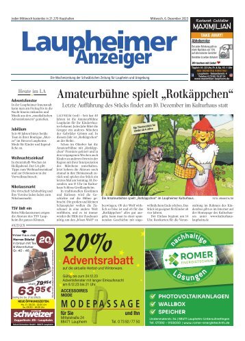 06.12.2023 Laupheimer Anzeiger