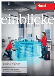 Einblicke - Das Magazin der Hoval-Gruppe | Ausgabe 2023-1