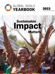 Global Goals Yearbook 2023 makes SDG impact measurable
