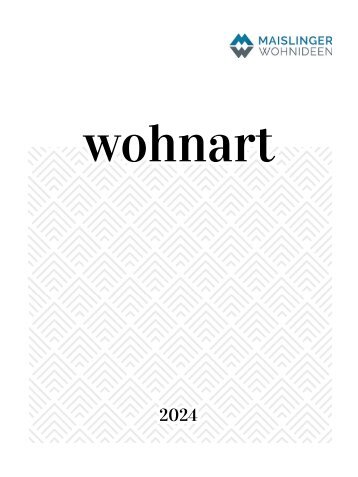 2023 wohnart Buch Maislinger