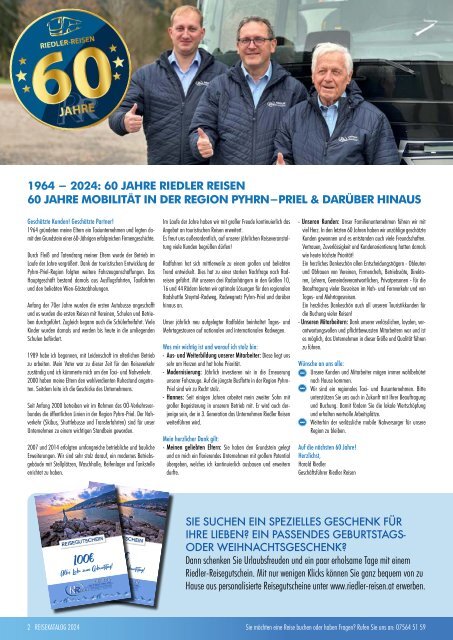 Riedler Reisekatalog 2024