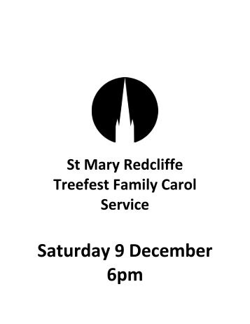 9 Dec Treefest Carols- family