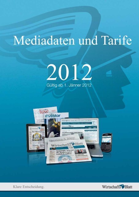 Mediadaten und Tarife - Wirtschaftsblatt