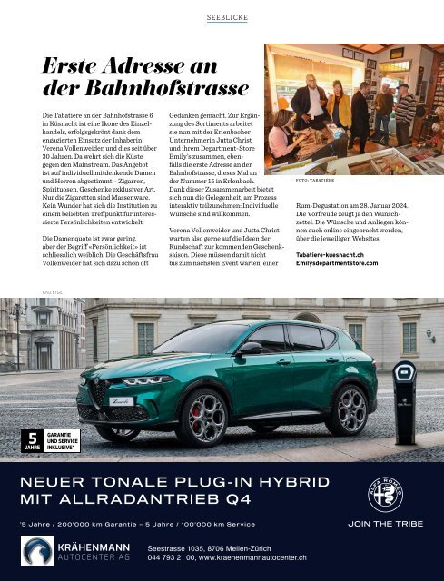 Seesicht - Das Zürichsee-Magazin Nr. 6 - 2023