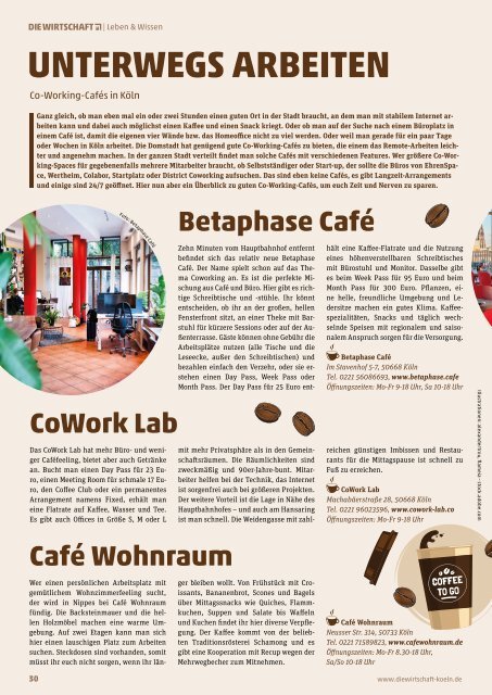 Die Wirtschaft Köln - Ausgabe 08 / 23