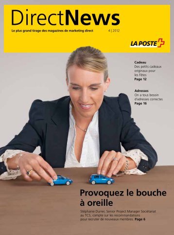 Publicité? Oui, volontiers! - Die Schweizerische Post