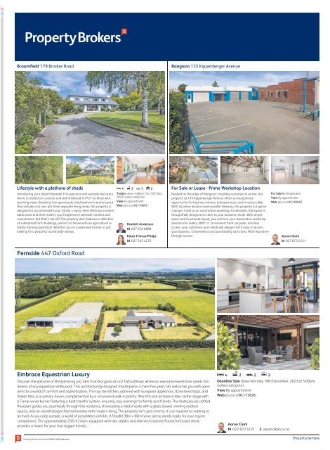 North Canterbury News: December 07, 2023