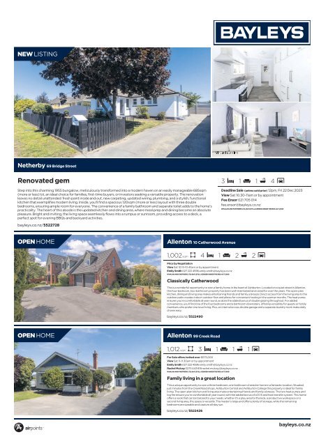 Ashburton Courier: December 07, 2023