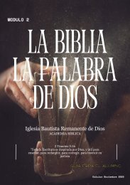 Modulo 2- LA BIBLIA , LA PALABRA DE DIOS