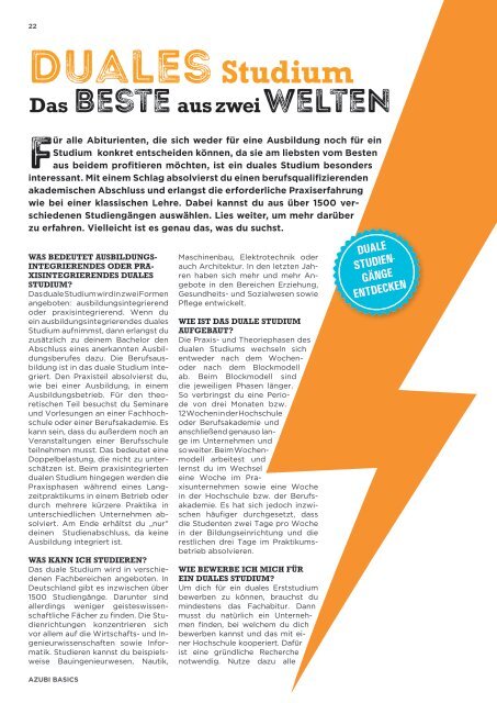 Azubi Basics Ausbildungs-Wissensmagazin Schleswig-Holstein 2024 - Ausgabe 572 E