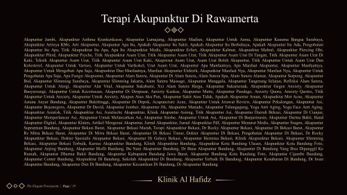 0857-2404-9647 Pengobatan Akupunktur Di Karawang Klinik Al Hafidz Tempat Terapi Akupuntur Terpercaya