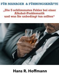 Die 5 schlimmsten Fehler bei einer Alkoholproblematik!