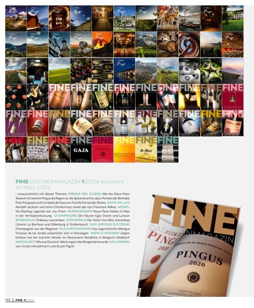 FINE - Das Weinmagazin - 63. Ausgabe - 04/2023