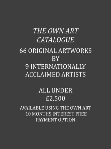 Own Art - Original Art Under £2,500