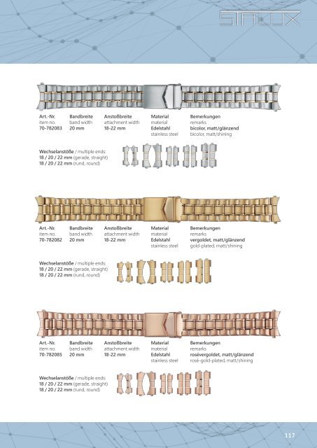 EULIT-Uhrbandkatalog 2024