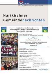 Hartkirchner Gemeindenachrichten - Hartkirchen - Land ...