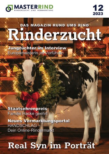 Rinderzucht Dezember 2023 - MASTERRIND Magazin