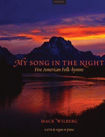 Mack Wilberg My Song in the Night