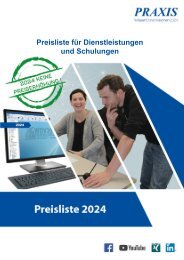 2024 - Preisliste Dienstleistungen Mailversand