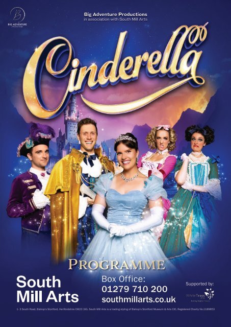 Panto Programme Cinderella - sponsored by Stansted Airport